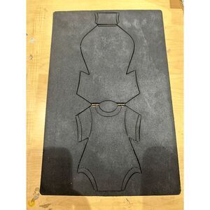 AccuCut Craft A7 Baby 0nsie w/ Crease Baby Invitaions Pinnovation